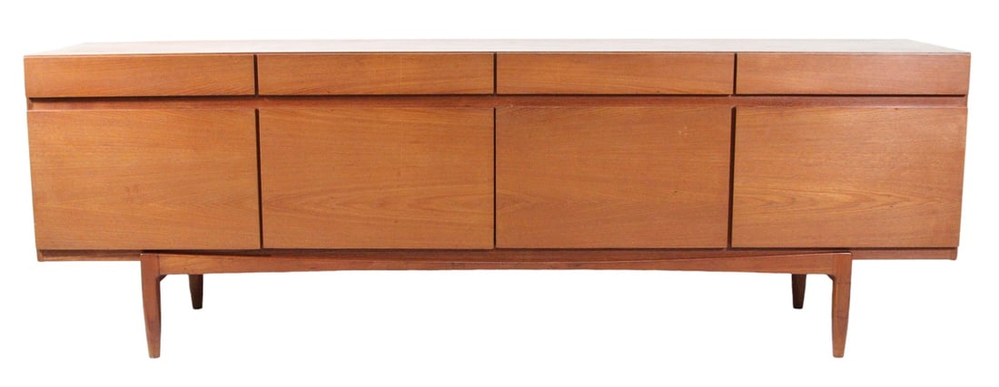 IB KOFOD LARSEN TEAK MODEL 66 CREDENZA: IB KOFOD LARSEN TEAK MODEL 66 CREDENZA. Height: 30 in. by Width: 90 in. by Depth: 19.5 in.