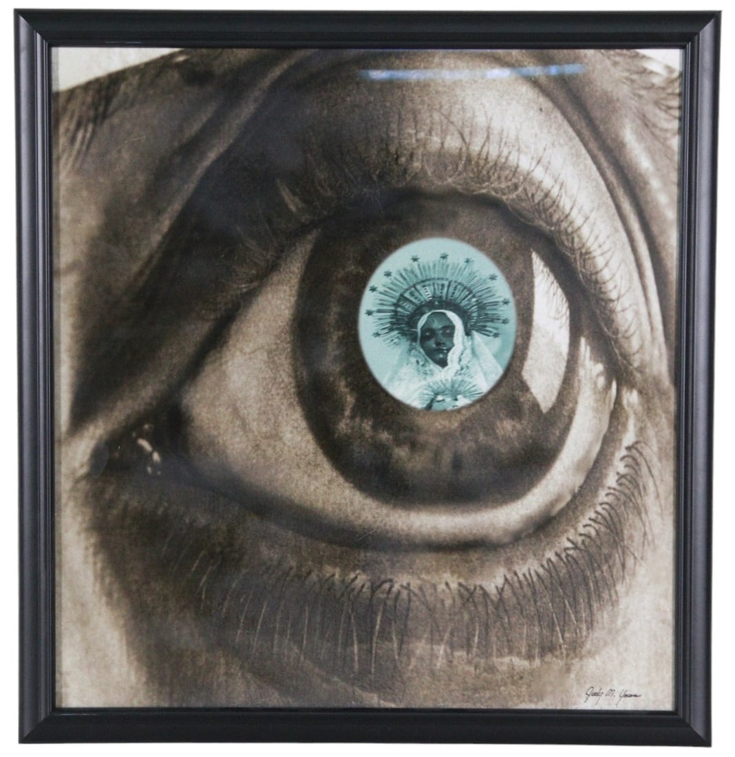 2003 JUDY YOUENS SURREALIST ART: 2003 JUDY YOUENS SURREALIST ART Height: 28 in. by Width: 26.5 in. by Depth: 1