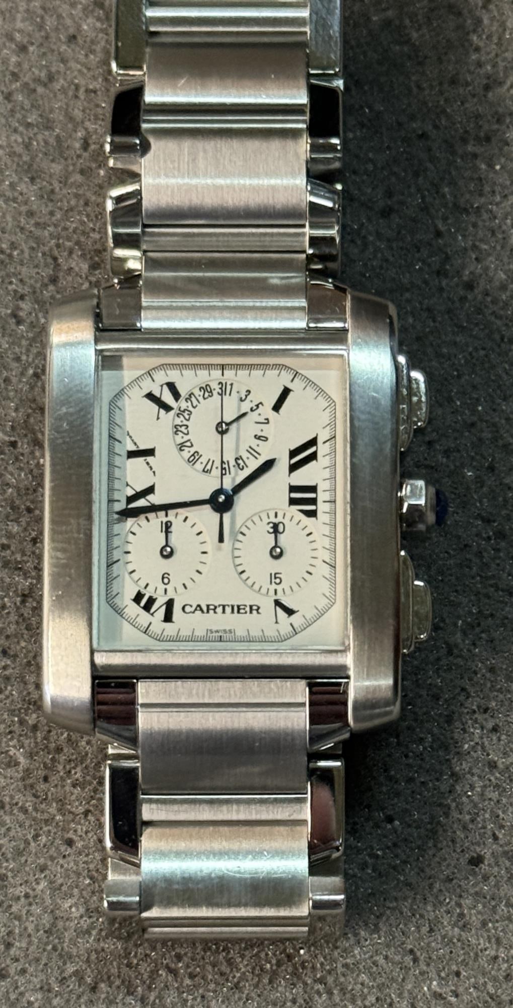 TANK FRANCAIS CARTIER STAINLESS: TANK FRANCAIS CARTIER STAINLESS BB129877