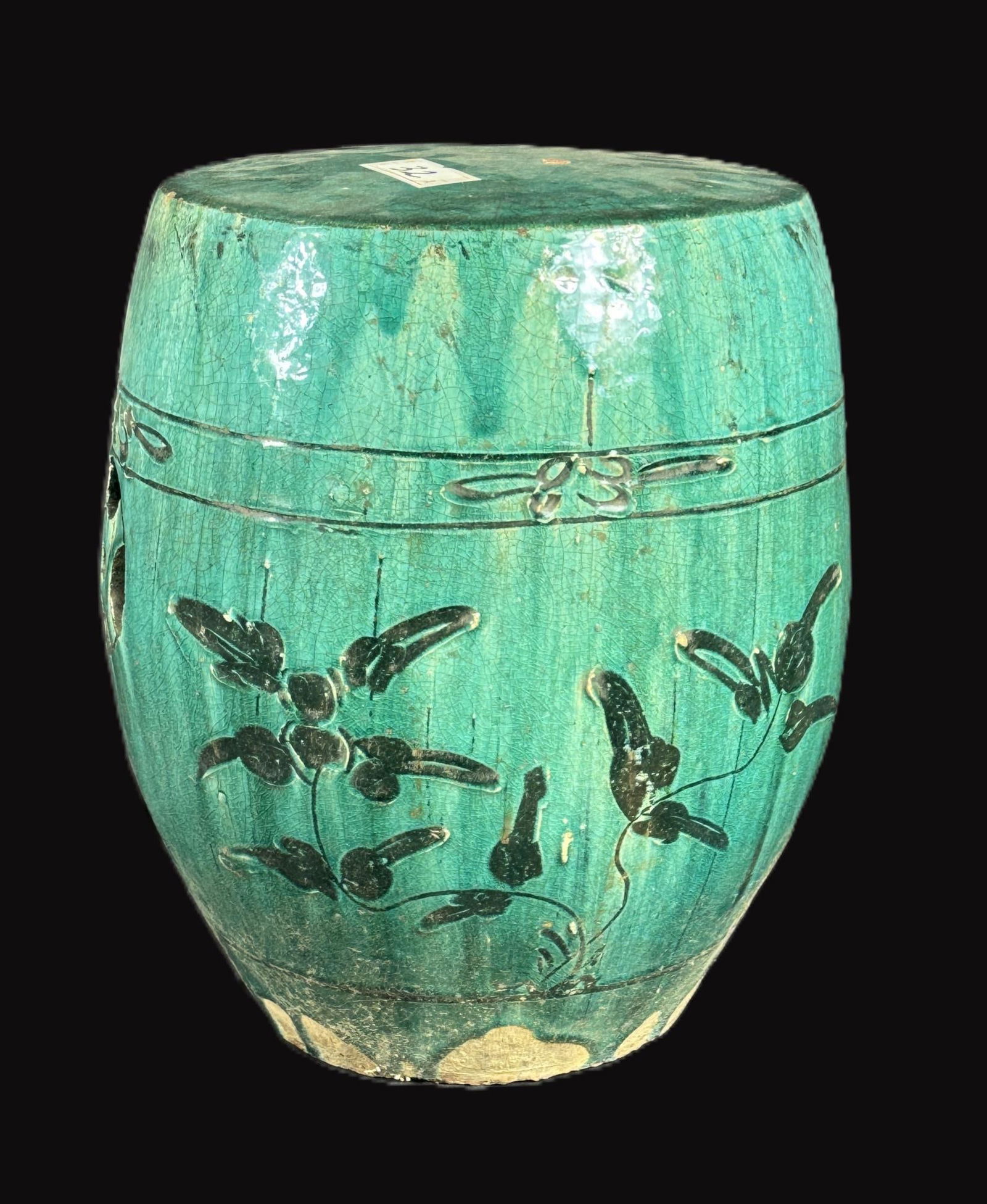 ANTIQUE CHINESE GARDEN STOOL (1 of 4)