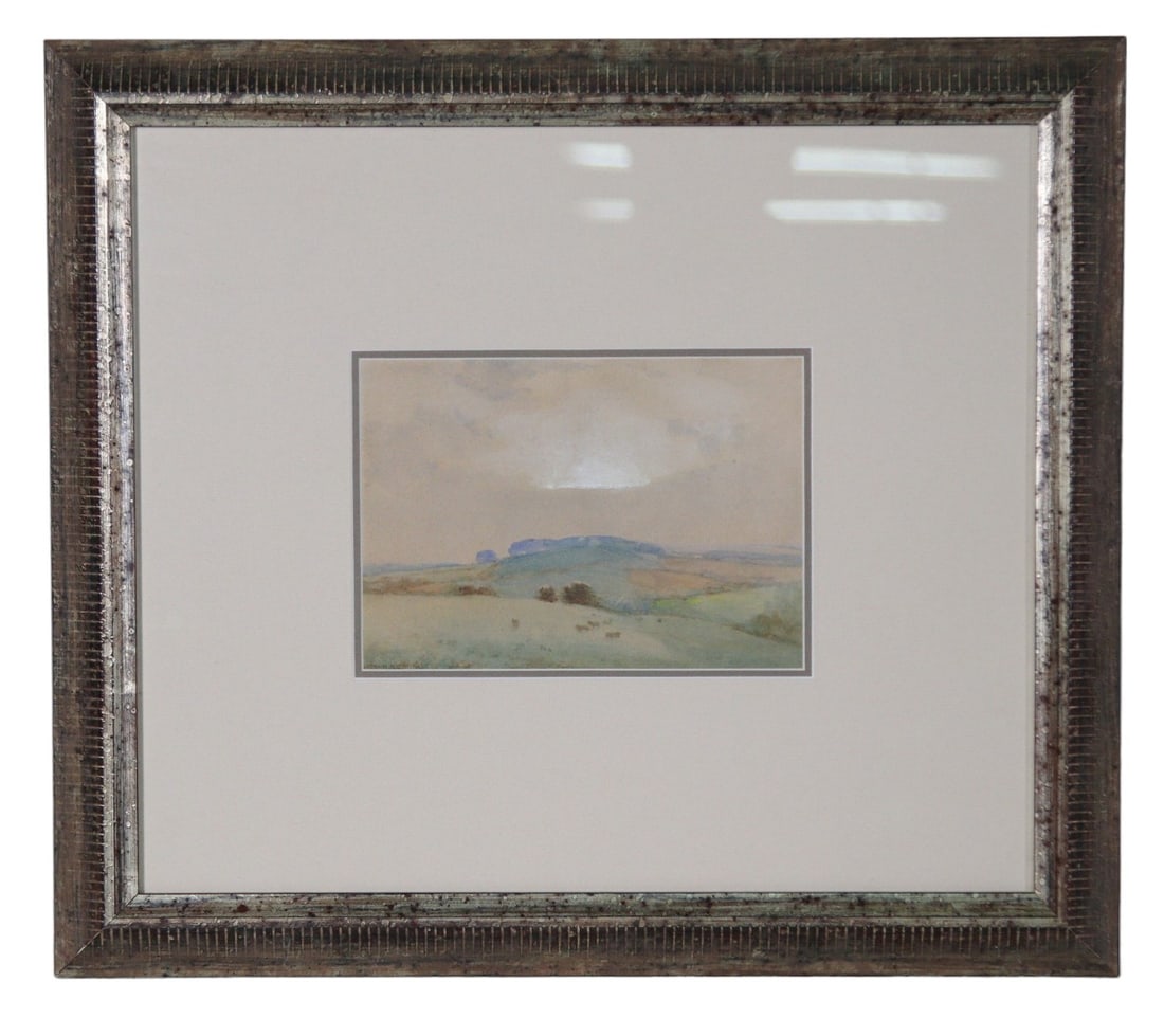 WALTER HERBERT ALCOTT LANDSCAPE WATERCOLOR (1 of 5)