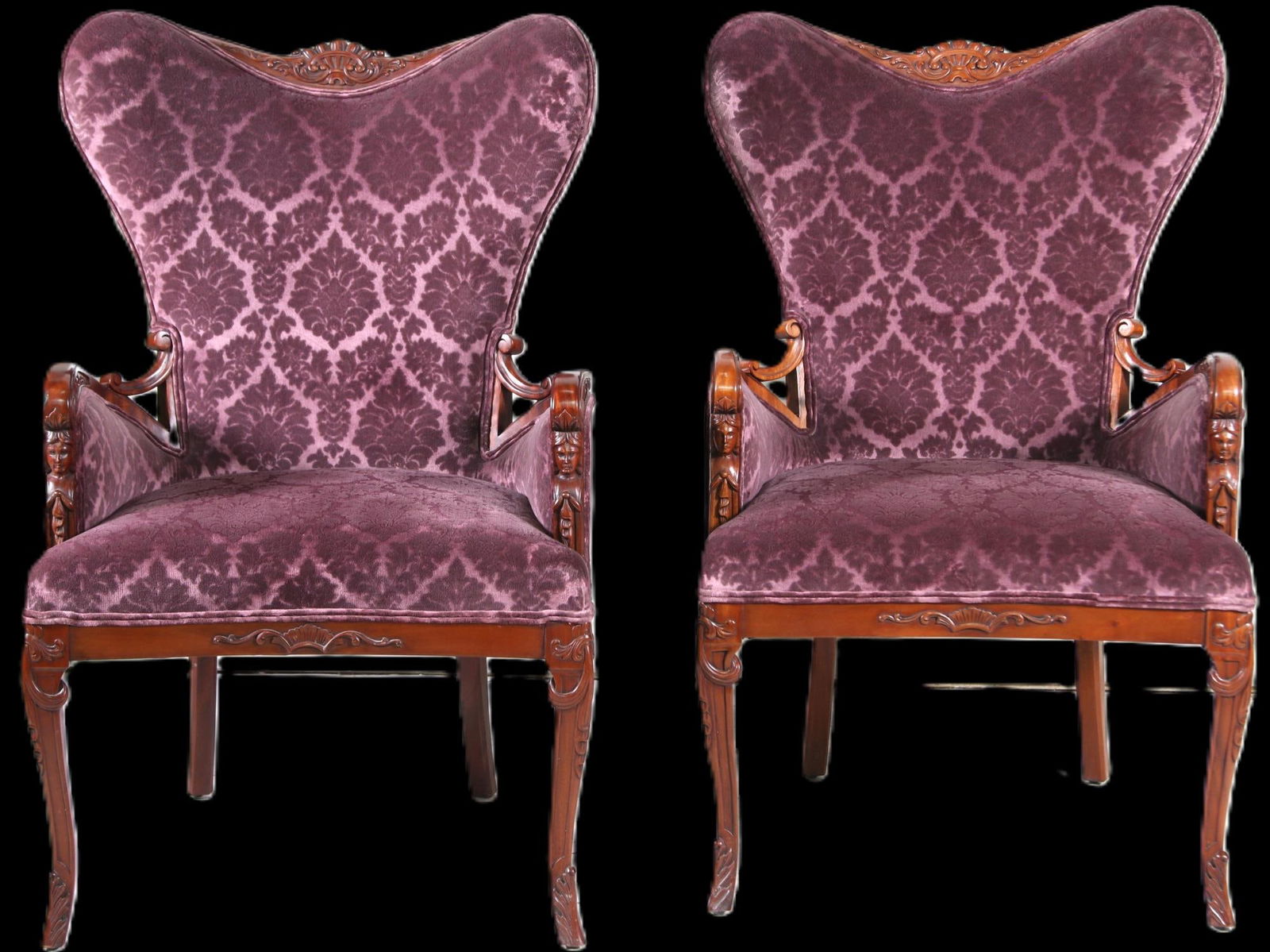 PAIR OF VINTAGE BUTTERFLY ARMCHAIRS (1 of 3)