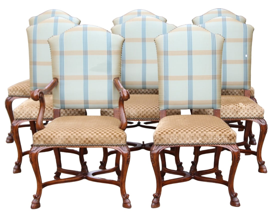 SET OF 8 COUNTRY FRENCH STYLE DINING CHAIRS (1 of 7)