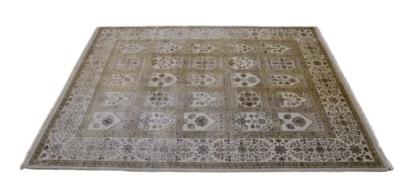 INDO WOOL & SILK RUG
