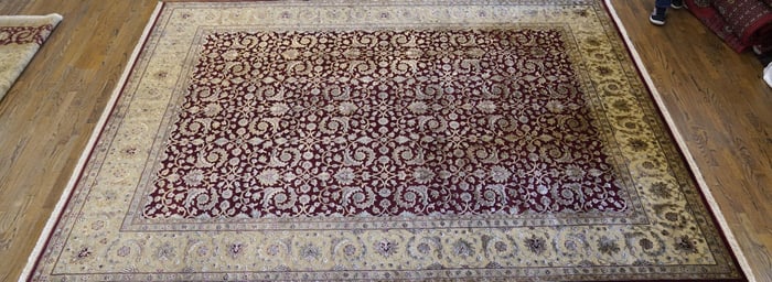 INDO WOOL & SILK RUG