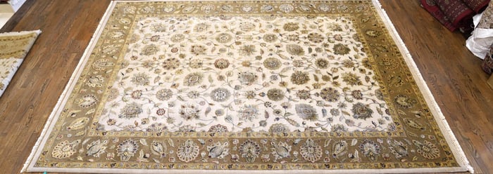 INDO WOOL & SILK RUG