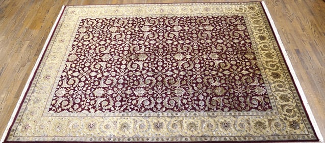 INDO WOOL & SILK RUG