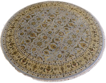 INDO WOOL SILK TABRIZ RUG