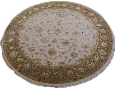 INDO WOOL SILK TABRIZ RUG