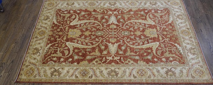 PAKISTAN BROWN WASH RUG