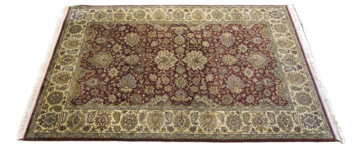 INDO WOOL & SILK RUG