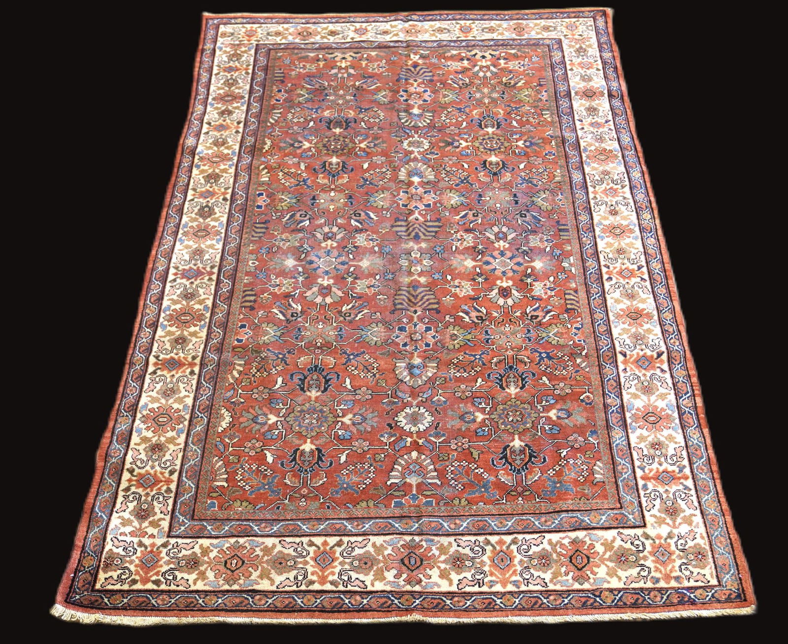 PERSIAN ANTIQUE MAHAL: 7 X 10.6 PERSIAN ANTIQUE MAHAL (20460, 501)