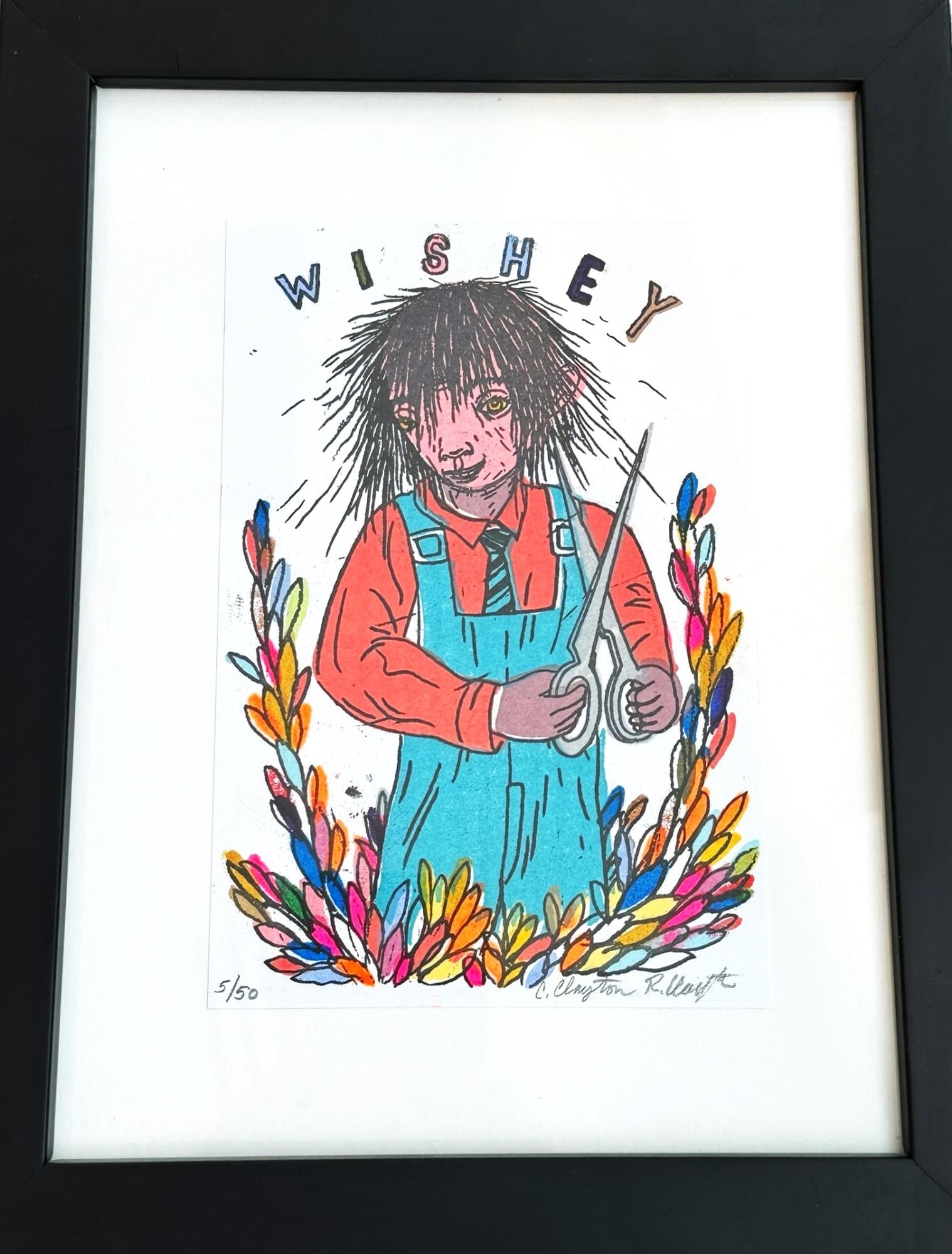 THE CLAYTON BROTHERS "WHYSKEY": THE CLAYTON BROTHERS "WHYSKEY" PENCIL SIGNED LOWER RIGHT FROM THE ASH GALLERY NEW YORK 5/50 Height: 8 in. by Width: 5