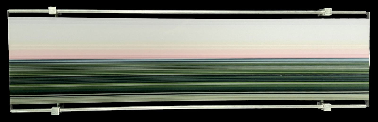WILLIAM BETTS "TEXAS SUNDOWN" 2015: WILLIAM BETTS "TEXAS SUNDOWN" 2015 PURCHASED AT MARGARETT THATCHER GALLERY ON LUCITE IN STEEL FRAME Height: 39 in. by Width: 12