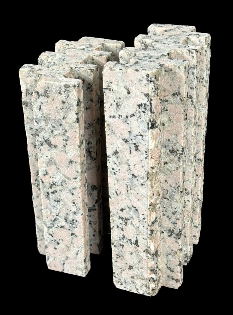 JESUS BAUTISTA MORALES GRANITE SCULPTURE: JESUS BAUTISTA MORALES GRANITE SCULPTURE Height: 10 in. by Width: 6 in. by Depth: 3