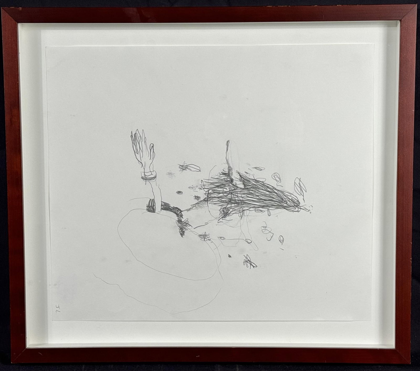 JOSE LERMA , GRAPHITE ON PAPER: JOSE LERMA , GRAPHITE ON PAPER Height: 20 in. by Width: 10