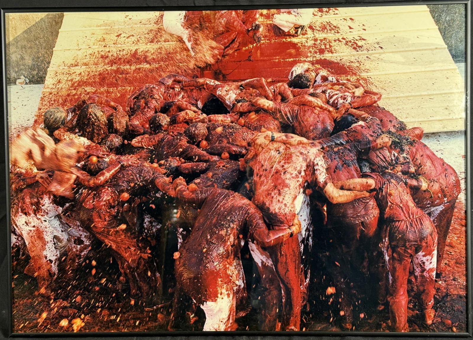 HERMANN NITSCH "DAS ORGIEN MYSTERIEN THEATRE 6-: HERMANN NITSCH "DAS ORGIEN MYSTERIEN THEATRE 6- TAGE SPIEL AUGUST 3-9, 1998 CPRINT 1/5 FROM MICHAEL WEISS GALLERY Height: 28 in. by Width: 20
