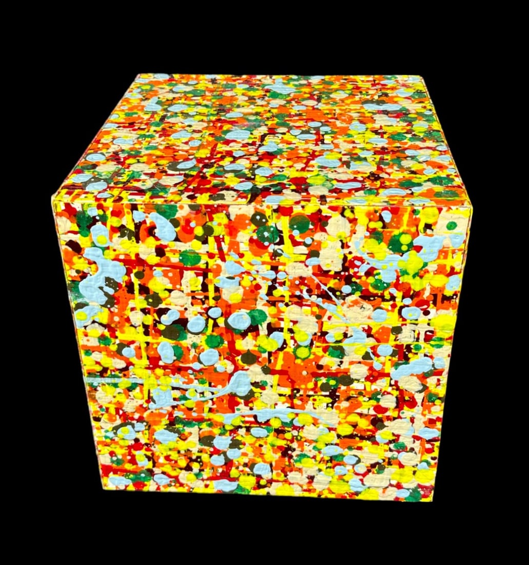 MICHAEL MENZELL HAND PAINTED BOX (1 of 3)