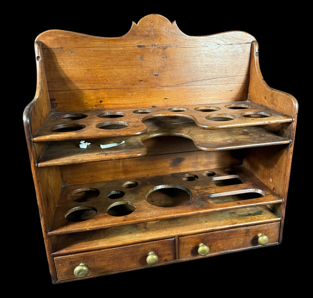 ANTIQUE APOTHECARY BOTTLE STAND (1 of 6)