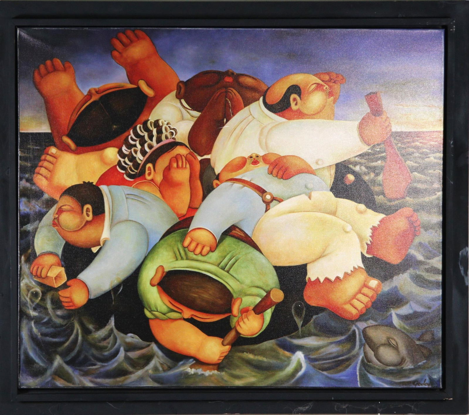 BALSEROS BY ALBERTO GODOY OIL ON CANVAS (1 of 3)