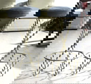 2 ULTRA SUEDE BARSTOOLS