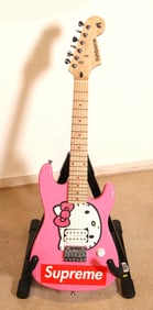 Mini Fender Stratocaster Hello Kitty Edition