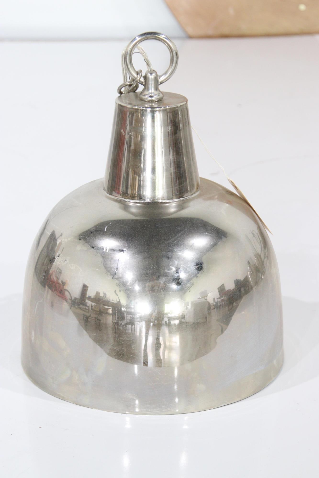 STAINLESS CHANDELIER AND CHAIN: STAINLESS CHANDELIER AND CHAIN