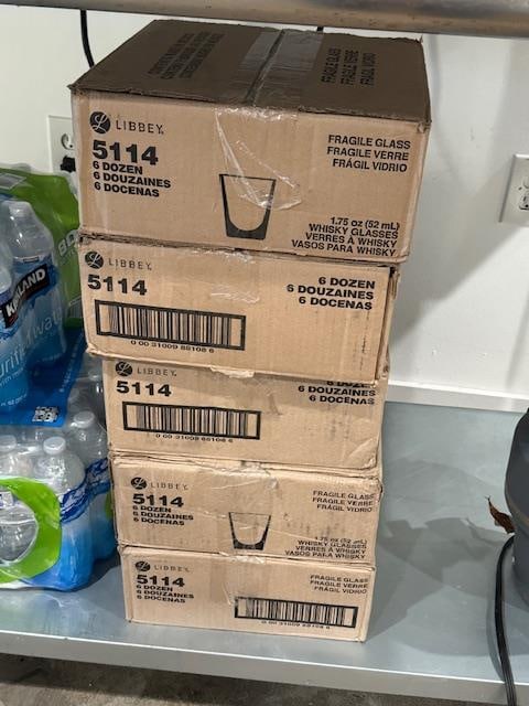 5 BOXES OF 6 DOZEN LIBBEY SHOT GLASSES (1 of 1)