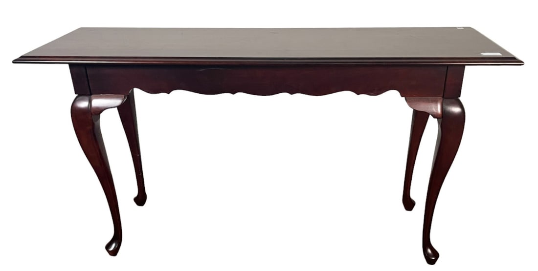 QUEEN ANNE STYLE CONSOLE TABLE (1 of 3)