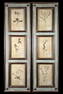 TWO FRAMED BOTANICAL PANELS