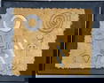 'REBIRTH' GOLD PAPER ART FRAMED