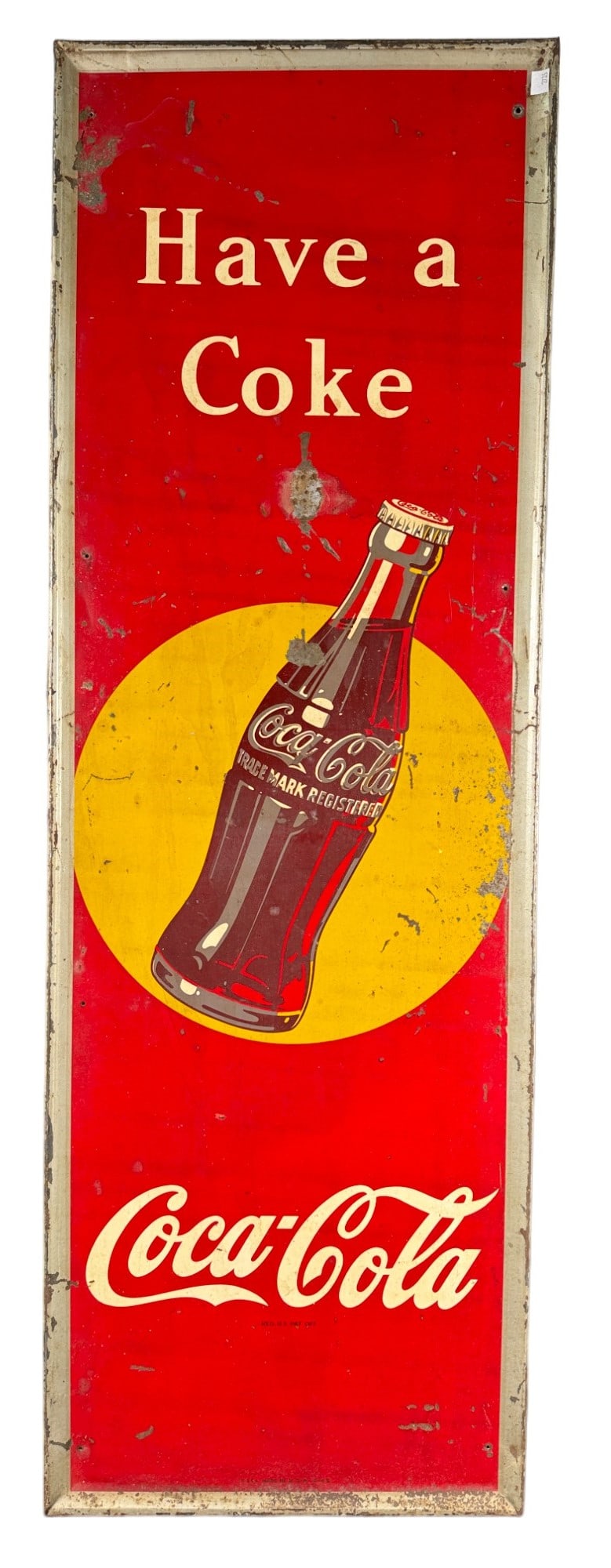 VINTAGE COCA-COLA TIN SIGN (1 of 5)