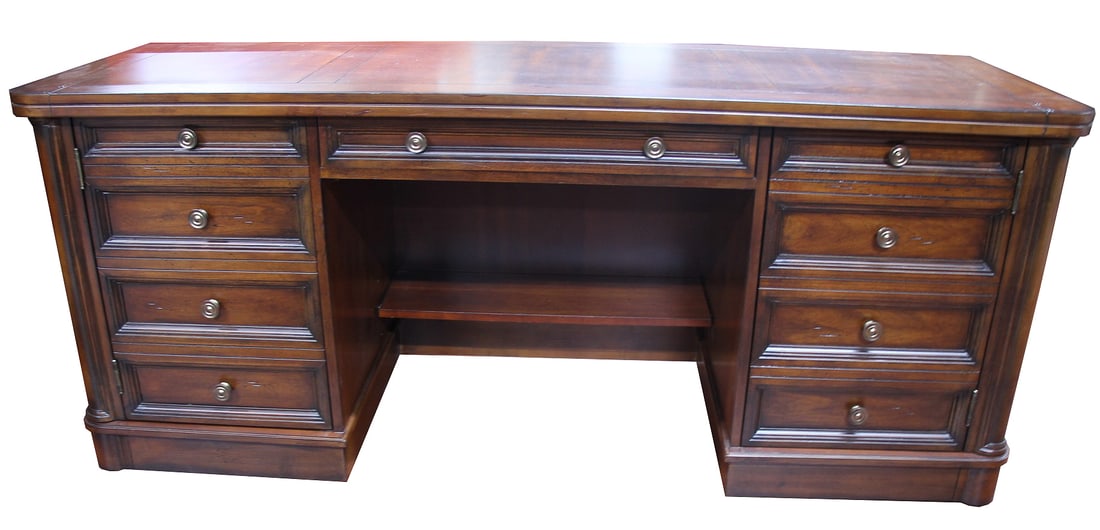 HOOKER KNEEHOLE DESK: HOOKER KNEEHOLE DESK. Height: 30 in. by Width: 72 in. by Depth: 24 in.