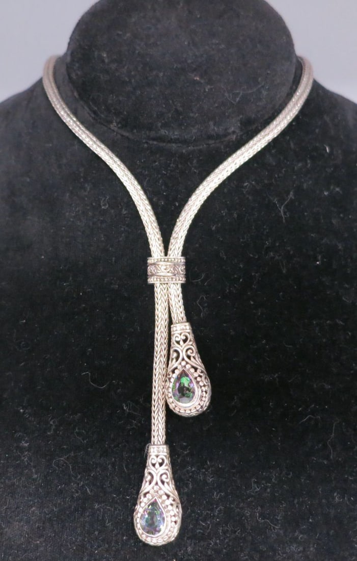 STERLING SILVER CABLE NECKLACE (1 of 4)