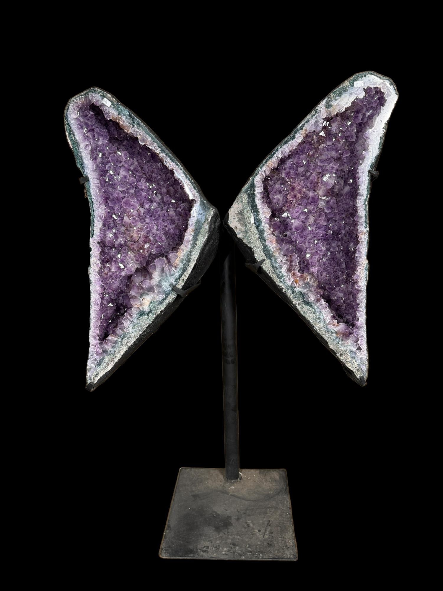 AMETHYST BUTTERFLY WINGS ON STAND (1 of 4)
