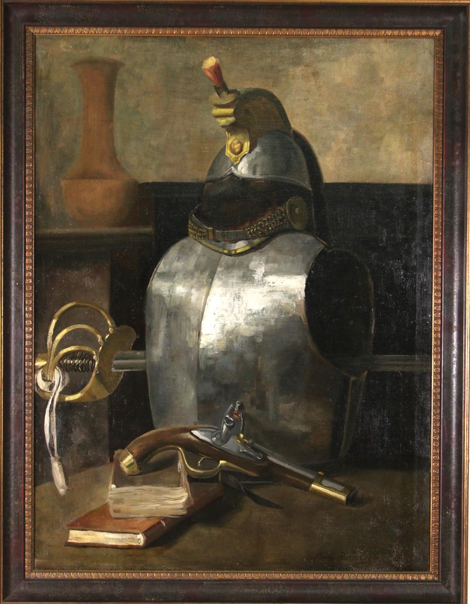 19th C. DUTCH MARIA BOTARDAELE STILL LIFE OIL (1 of 6)