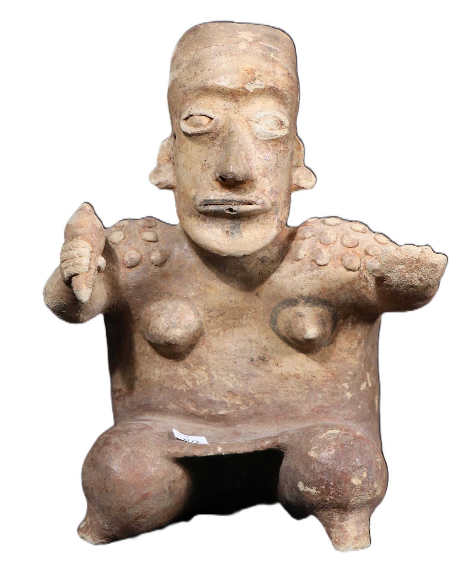 PRE-COLUMBIAN CERAMIC TOMB FIGURE (1 of 4)