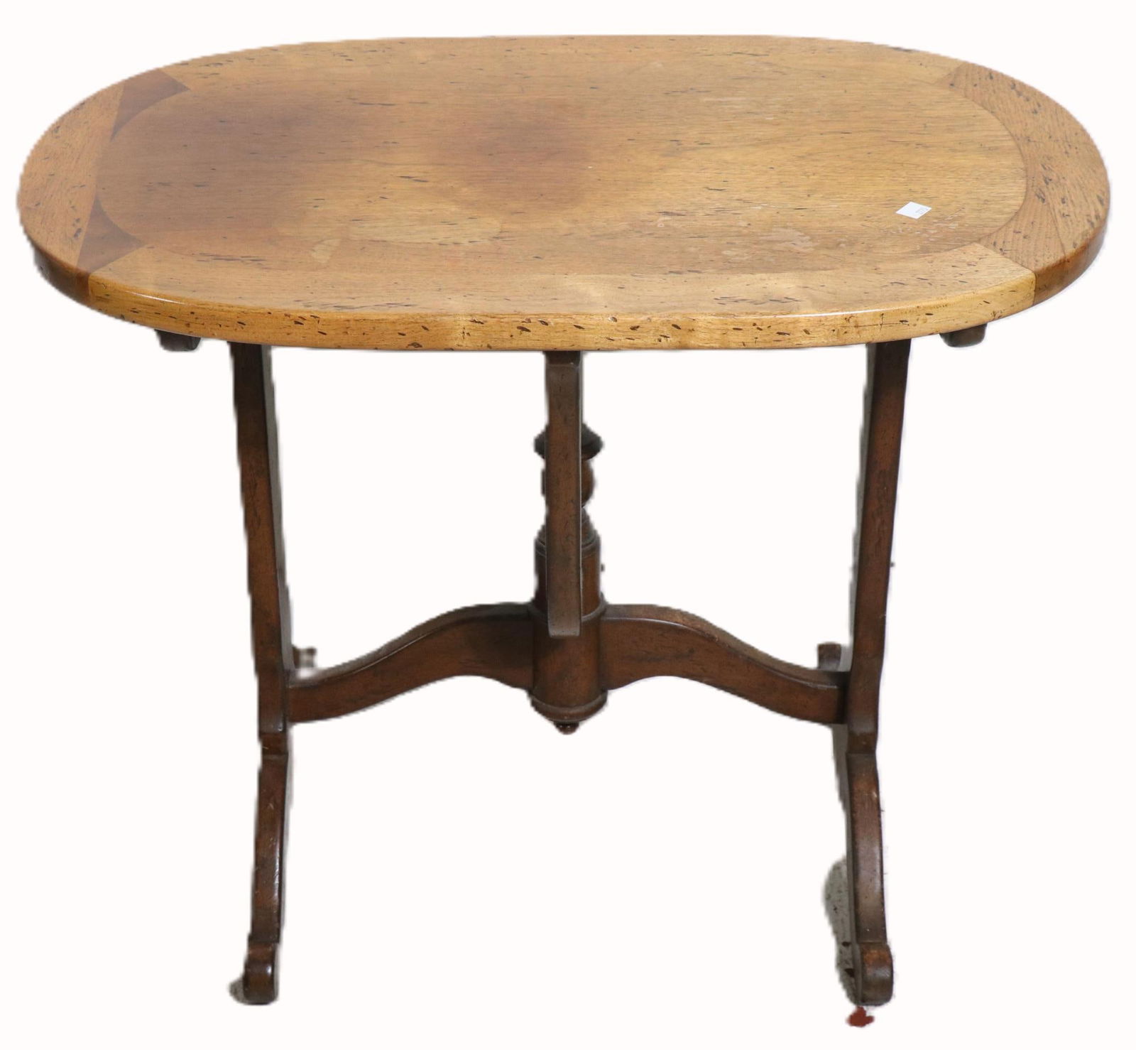 ANTIQUE FRENCH CHERRY FLIP TOP TABLE (1 of 4)