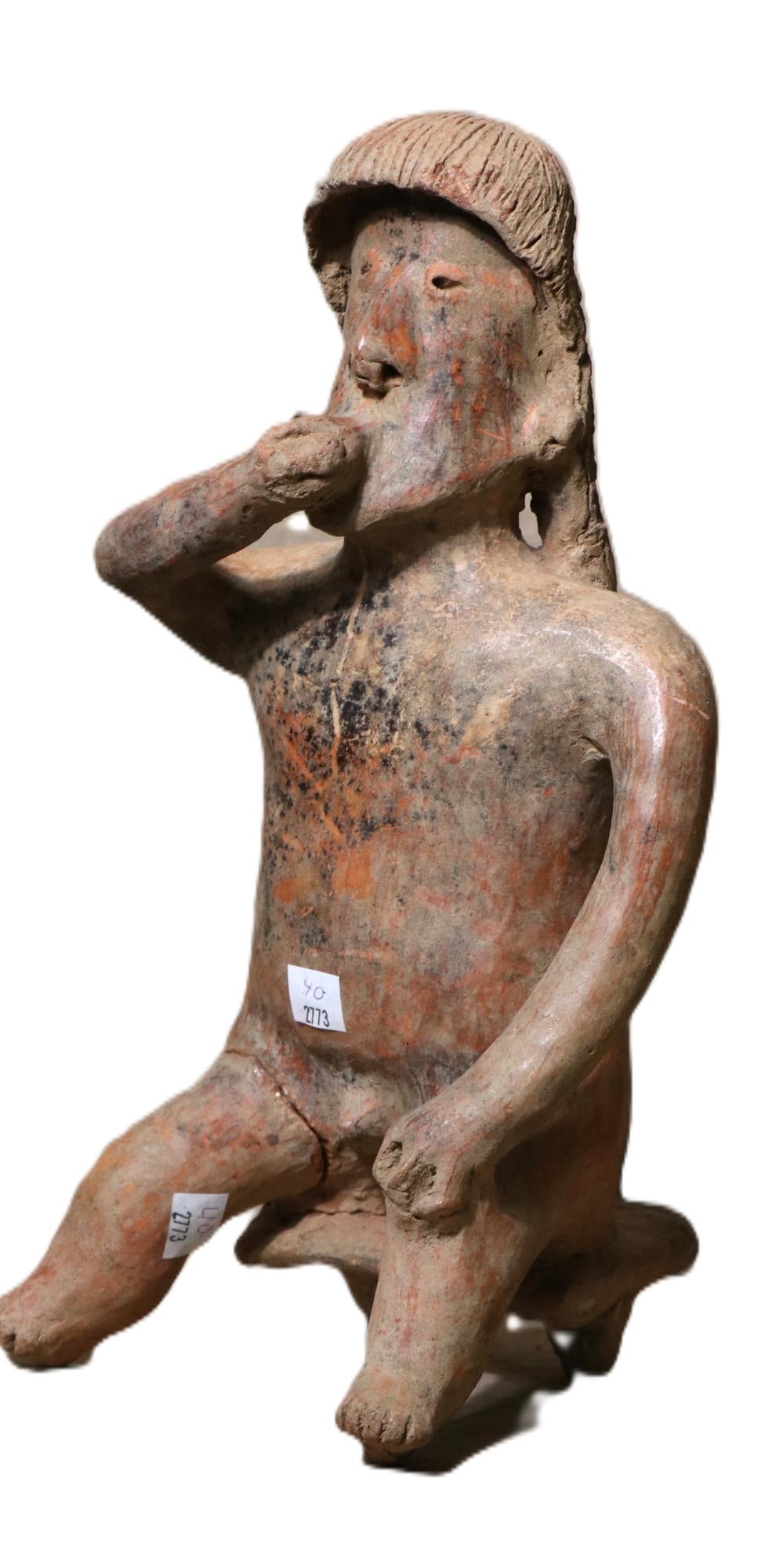 PRE-COLUMBIAN POTTERY FIGURE (1 of 4)