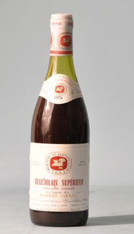 ONE 1976 ROBERT SARRAU BEAUJOLAIS SUPERIEUR: ONE 1976 ROBERT SARRAU BEAUJOLAIS SUPERIEUR.