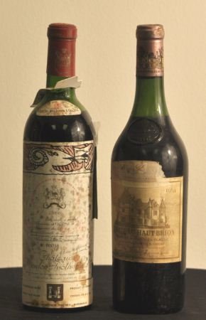 ONE 1966 CHATEAU ROTHSCHILD & ONE 1964 HAUT BRION: ONE 1966 CHATEAU MOUTON ROTHSCHILD AND ONE 1964 HAUT BRION.