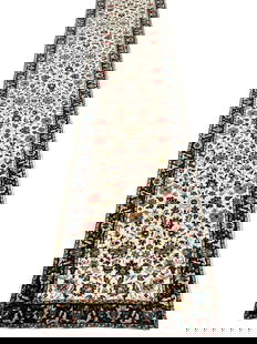PERSIAN STYLE WOOL PILE RUNNER: PERSIAN STYLE WOOL PILE RUNNER. 11 ft. 3 in. by 30.5 in.