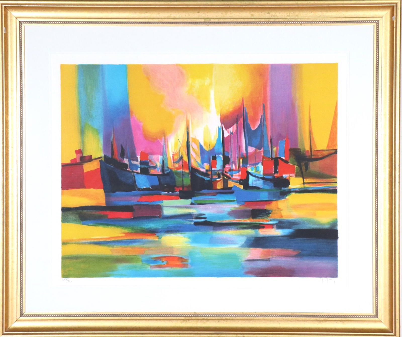 MARCEL MOULY "DEPANT POUR LE GRANDE POCHE" ART: MARCEL MOULY "DEPANT POUR LE GRANDE POCHE" Height: 38 in. by Width: 45 in