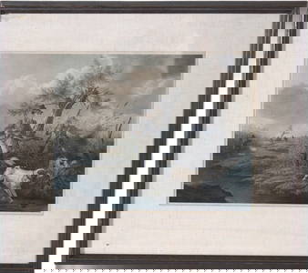 HUNTING LITHOGRAPH