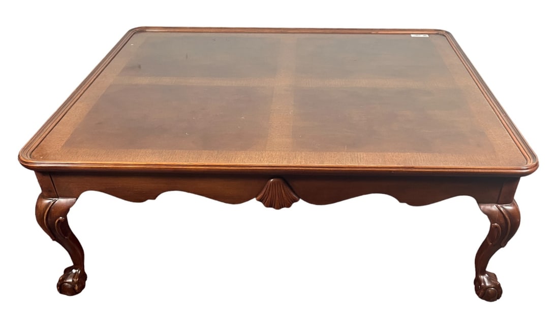 QUEEN ANNE STYLE MAHOGANY COFFEE TABLE (1 of 4)