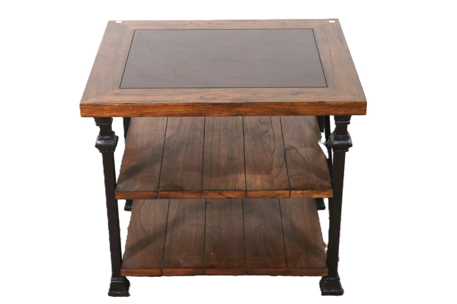 RIVERSIDE END TABLE: RIVERSIDE END TABLE. Height: 25 in. by Width: 28 in. by Depth: 24 in.