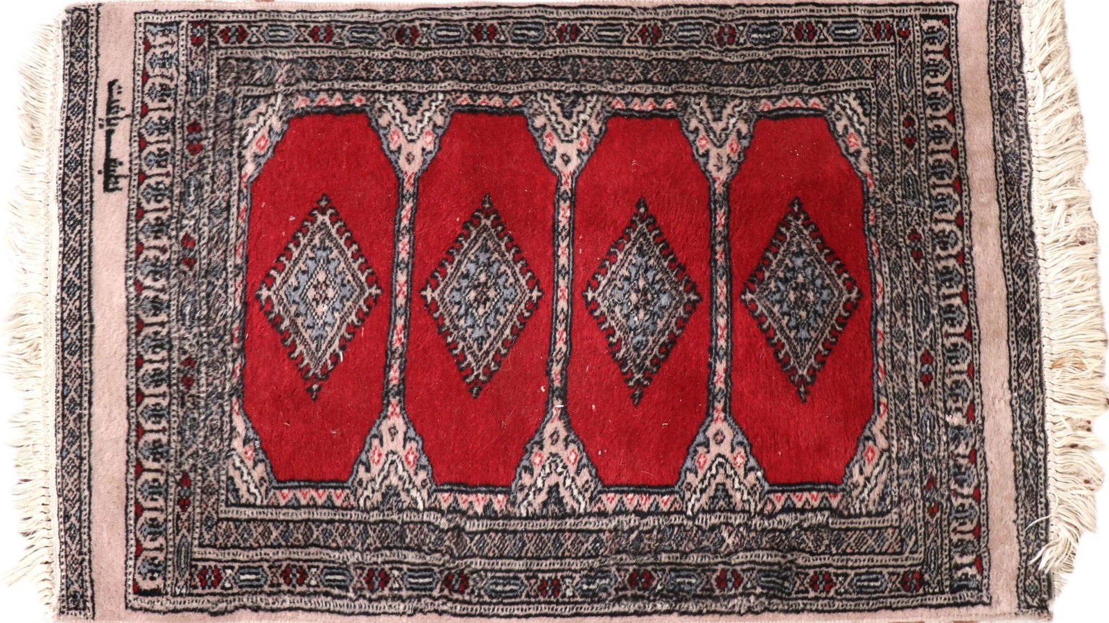 HAND KNOTTED BOKHARA RUG (1 of 6)