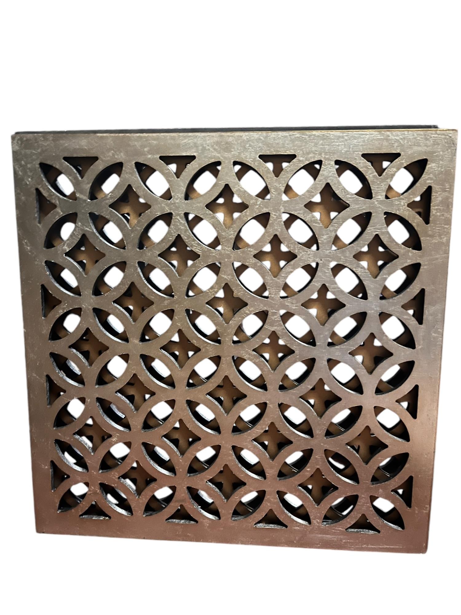 METAL MIRRORED WALL ACENT ART (1 of 3)