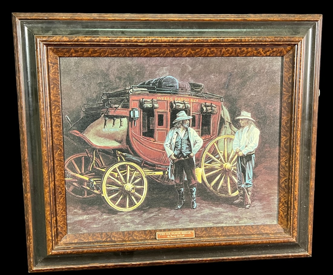 DONNY HICKMOTT "THE SIX HORSE BREAK" GICLEE (1 of 2)
