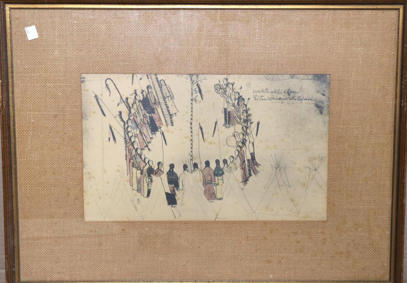 Scalp dance Print by Amos Bad Heart Buffalo: Scalp dance Print by Amos Bad Heart Buffalo Plate XXI 12 x 25.5